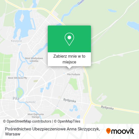 Mapa Pośrednictwo Ubezpieczeniowe Anna Skrzypczyk