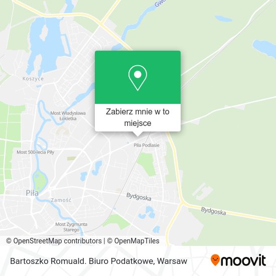 Mapa Bartoszko Romuald. Biuro Podatkowe