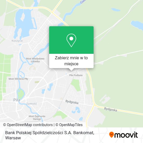 Mapa Bank Polskiej Spółdzielczości S.A. Bankomat