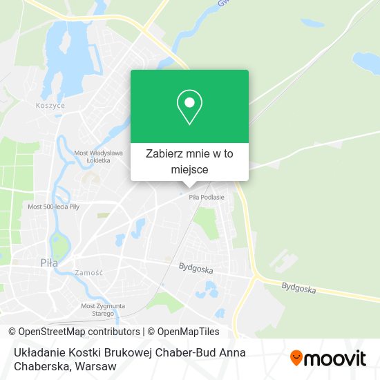 Mapa Układanie Kostki Brukowej Chaber-Bud Anna Chaberska