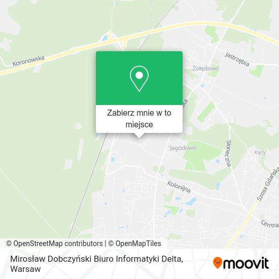 Mapa Mirosław Dobczyński Biuro Informatyki Delta