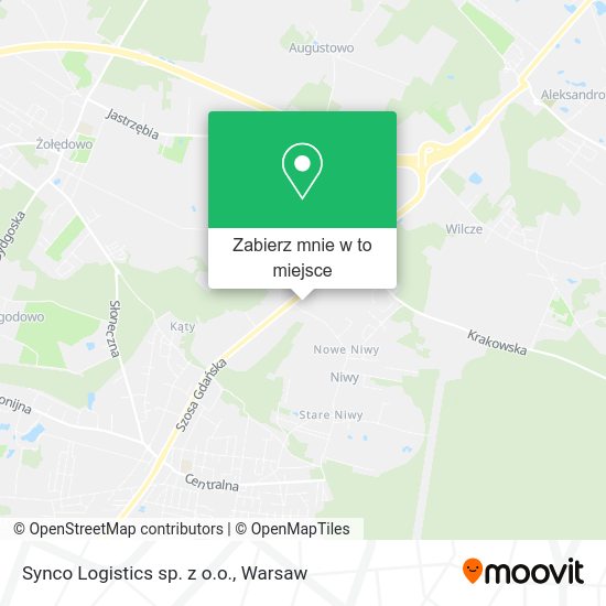 Mapa Synco Logistics sp. z o.o.