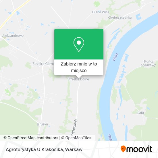 Mapa Agroturystyka U Krakosika