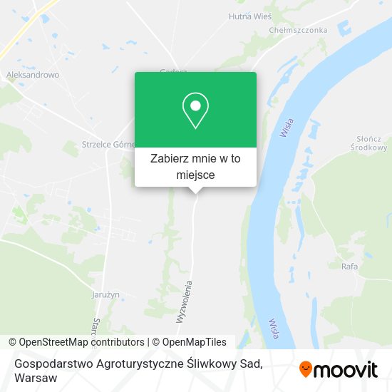 Mapa Gospodarstwo Agroturystyczne Śliwkowy Sad