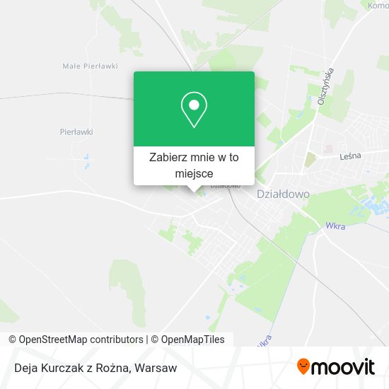 Mapa Deja Kurczak z Rożna