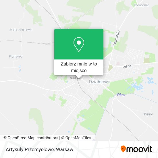 Mapa Artykuły Przemysłowe