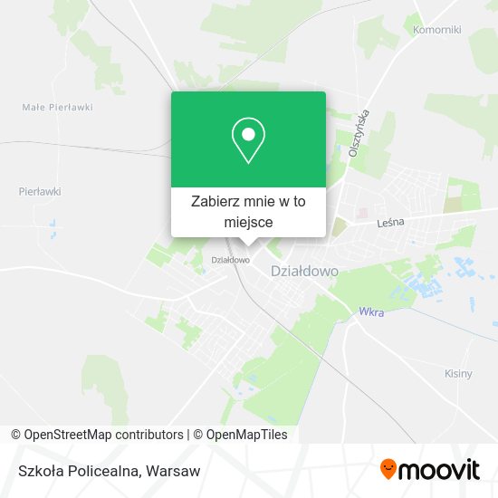 Mapa Szkoła Policealna