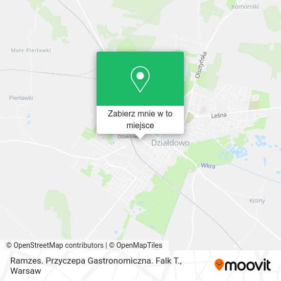 Mapa Ramzes. Przyczepa Gastronomiczna. Falk T.