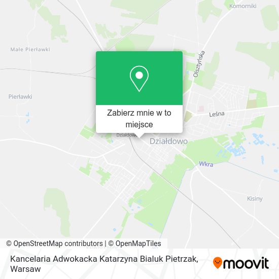 Mapa Kancelaria Adwokacka Katarzyna Bialuk Pietrzak