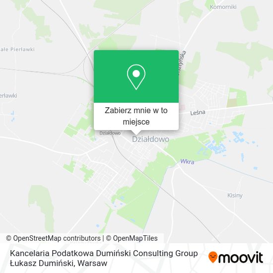 Mapa Kancelaria Podatkowa Dumiński Consulting Group Łukasz Dumiński