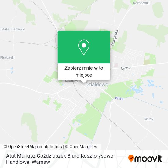 Mapa Atut Mariusz Goździaszek Biuro Kosztorysowo-Handlowe