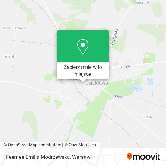 Mapa Feemee Emilia Modrzewska