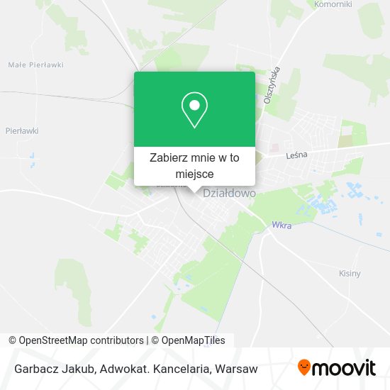 Mapa Garbacz Jakub, Adwokat. Kancelaria