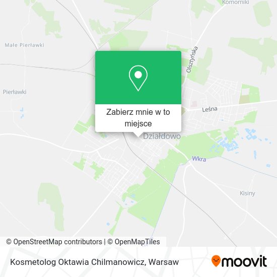 Mapa Kosmetolog Oktawia Chilmanowicz