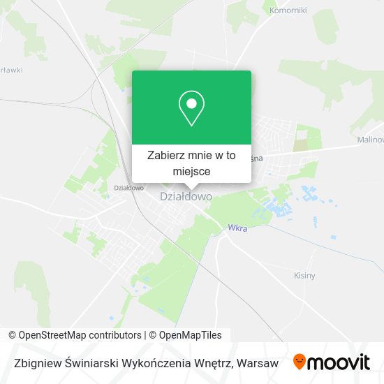 Mapa Zbigniew Świniarski Wykończenia Wnętrz