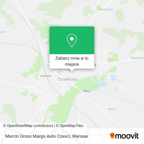 Mapa Marcin Gross Margo Auto Czesci