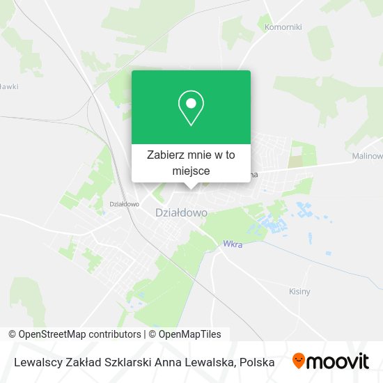 Mapa Lewalscy Zakład Szklarski Anna Lewalska