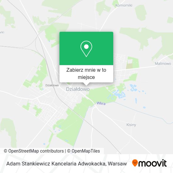 Mapa Adam Stankiewicz Kancelaria Adwokacka