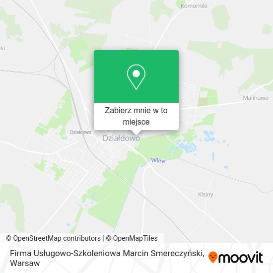 Mapa Firma Usługowo-Szkoleniowa Marcin Smereczyński