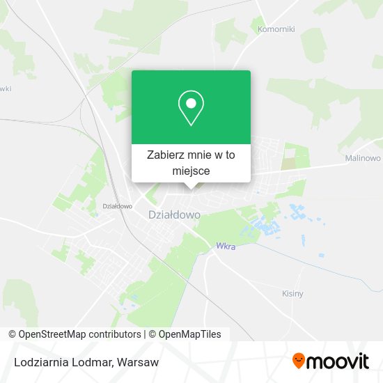 Mapa Lodziarnia Lodmar