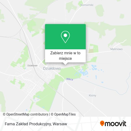 Mapa Fama Zakład Produkcyjny