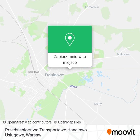 Mapa Przedsiebiorstwo Transportowo Handlowo Uslugowe