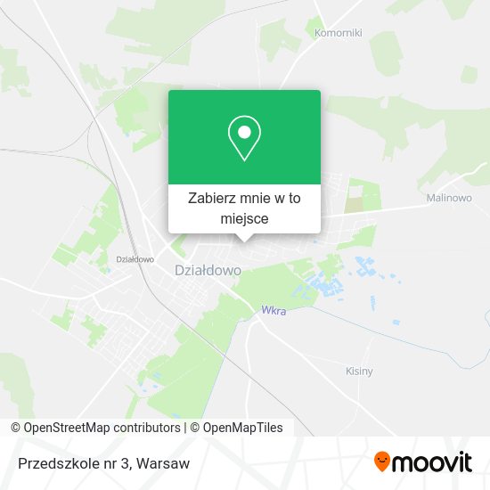 Mapa Przedszkole nr 3