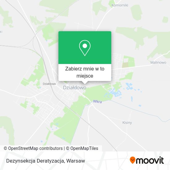 Mapa Dezynsekcja Deratyzacja