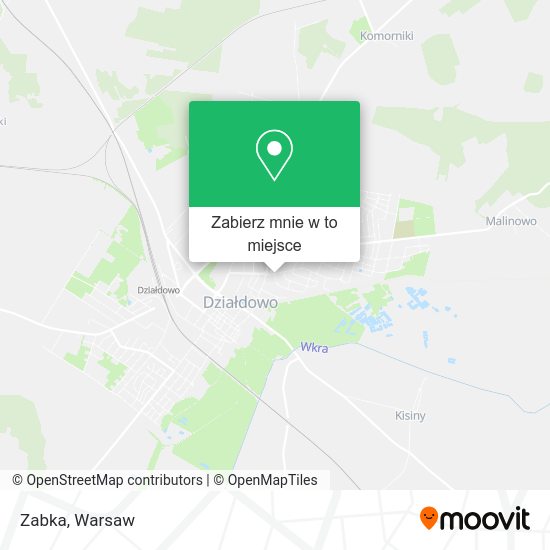 Mapa Zabka