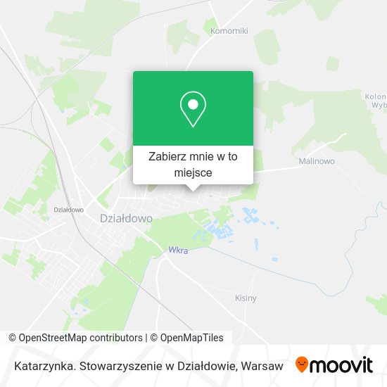 Mapa Katarzynka. Stowarzyszenie w Działdowie