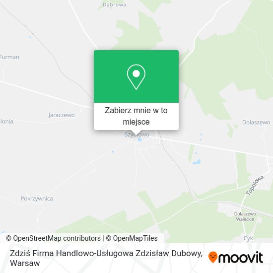 Mapa Zdziś Firma Handlowo-Usługowa Zdzisław Dubowy