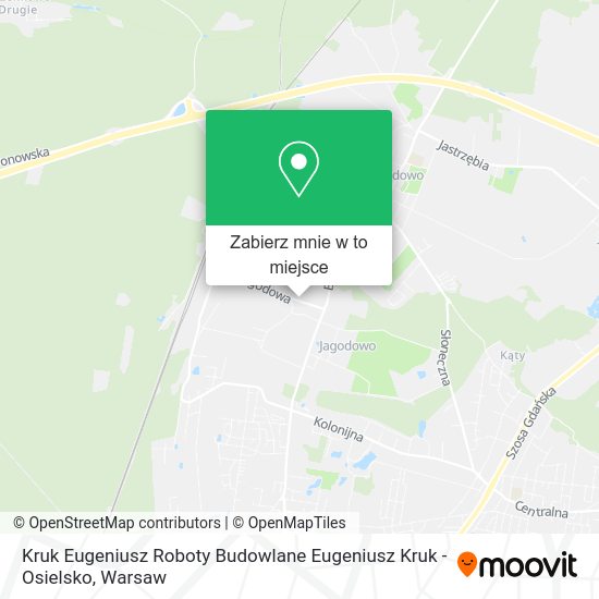 Mapa Kruk Eugeniusz Roboty Budowlane Eugeniusz Kruk - Osielsko