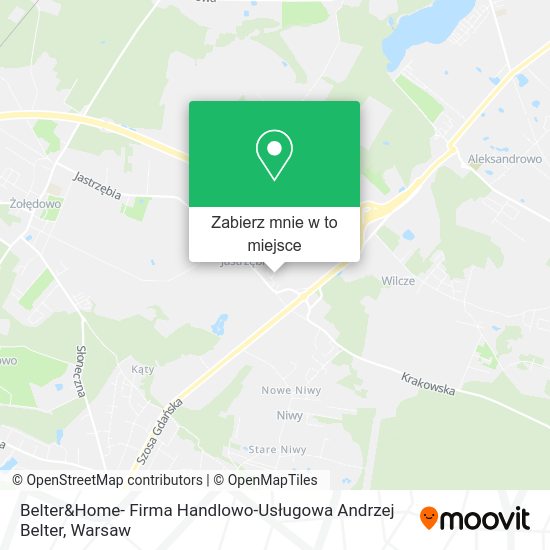 Mapa Belter&Home- Firma Handlowo-Usługowa Andrzej Belter