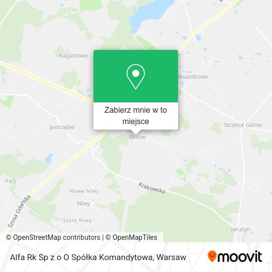 Mapa Alfa Rk Sp z o O Spółka Komandytowa