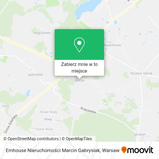 Mapa Emhouse Nieruchomości Marcin Gabrysiak