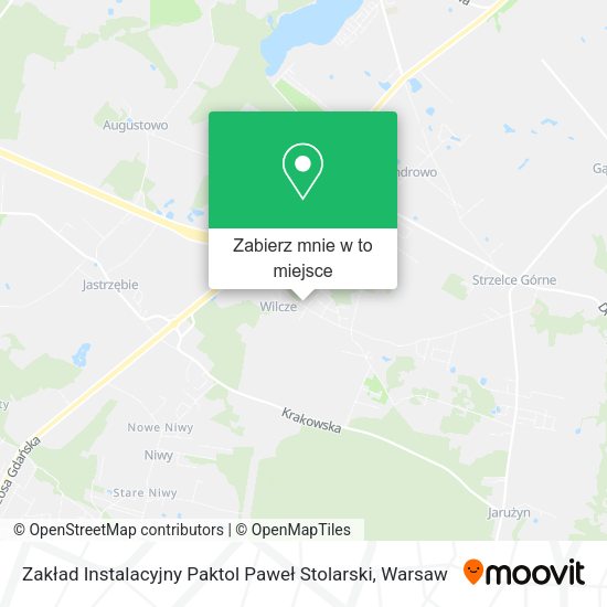 Mapa Zakład Instalacyjny Paktol Paweł Stolarski