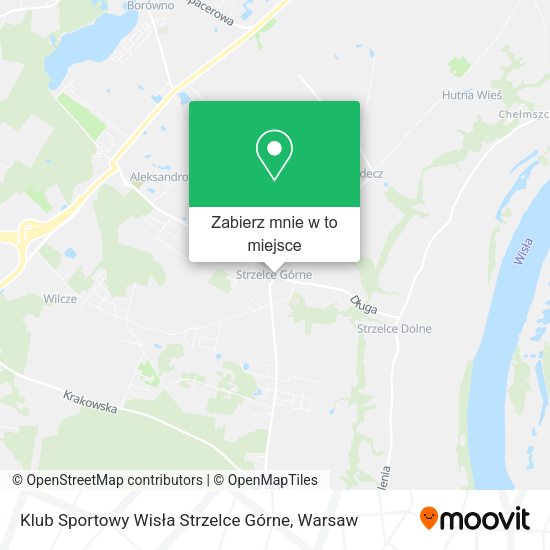 Mapa Klub Sportowy Wisła Strzelce Górne