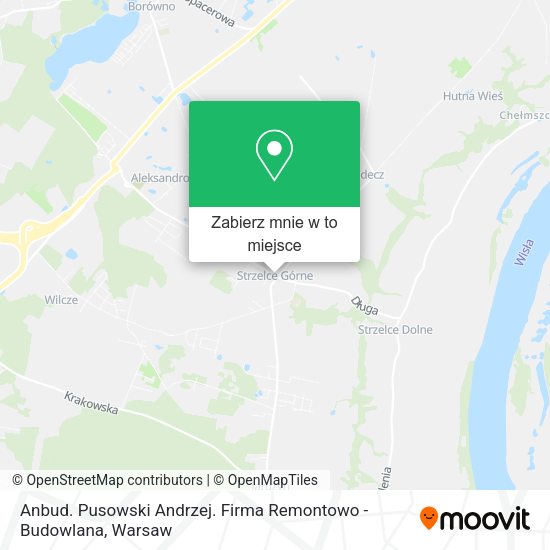 Mapa Anbud. Pusowski Andrzej. Firma Remontowo - Budowlana