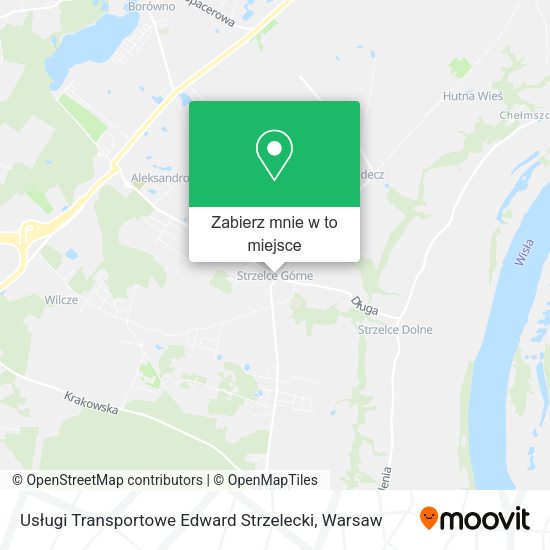 Mapa Usługi Transportowe Edward Strzelecki