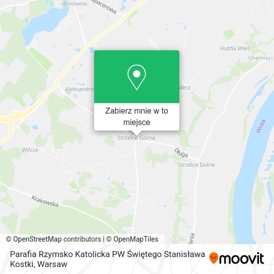 Mapa Parafia Rzymsko Katolicka PW Świętego Stanisława Kostki