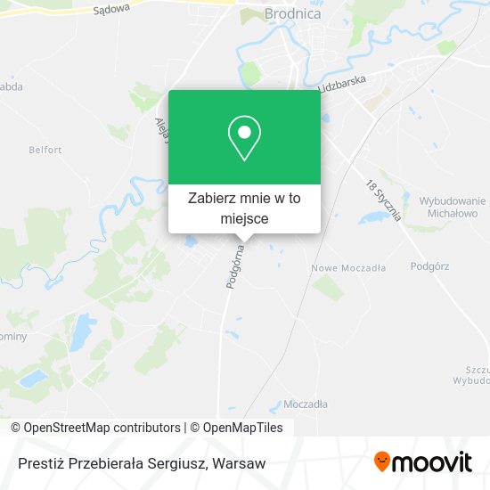 Mapa Prestiż Przebierała Sergiusz