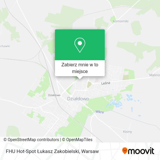 Mapa FHU Hot-Spot Łukasz Zakobielski