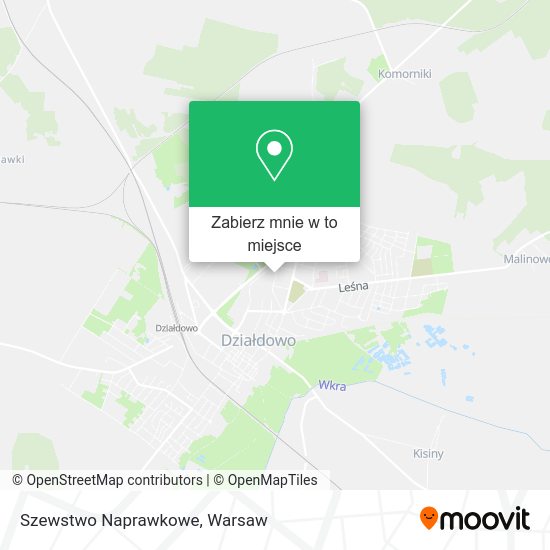 Mapa Szewstwo Naprawkowe