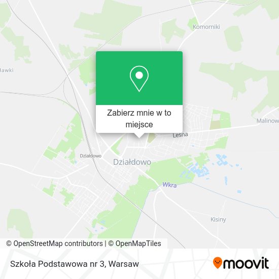 Mapa Szkoła Podstawowa nr 3