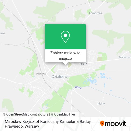 Mapa Mirosław Krzysztof Konieczny Kancelaria Radcy Prawnego