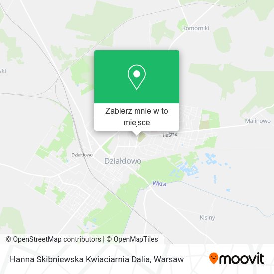 Mapa Hanna Skibniewska Kwiaciarnia Dalia