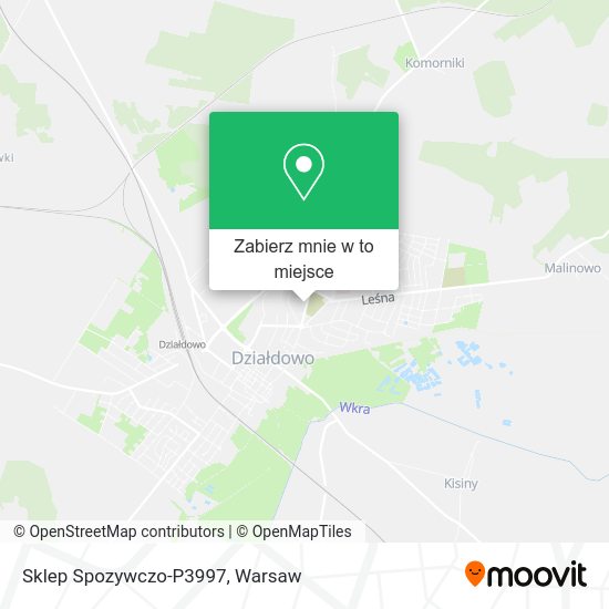 Mapa Sklep Spozywczo-P3997