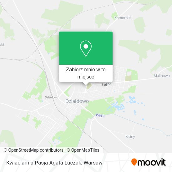 Mapa Kwiaciarnia Pasja Agata Luczak