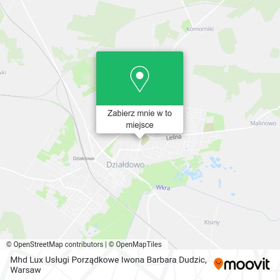 Mapa Mhd Lux Usługi Porządkowe Iwona Barbara Dudzic