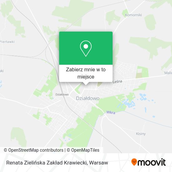 Mapa Renata Zielińska Zakład Krawiecki